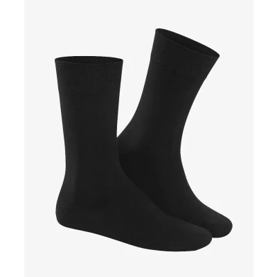 Afbeelding van Hudson Relax Cotton Heren Sokken Zwart Maat 43 44