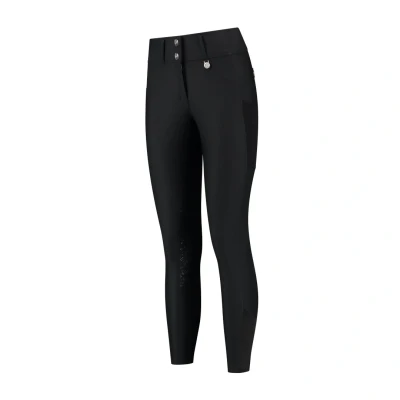 Image de Mrs. Ros Pantalon d&#039;Équitation Amsterdam Full Grip Noir S