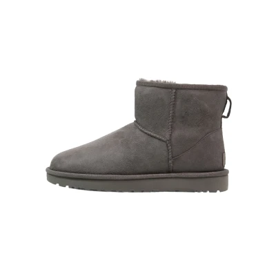 Afbeelding van UGG Classic MINI Korte laarzen, Dames, Maat: 36, Grey Schaapsleer