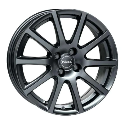 Afbeelding van RIAL 4 gat 17duim 108mm lichtmetalen Velg Milano titanium MI70718CP12 5