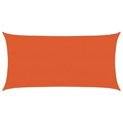 Afbeelding van Zonnezeil 160 g/m rechthoekig 3x6 m HDPE oranje