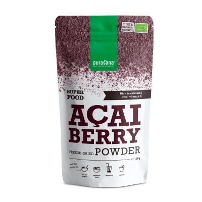 Afbeelding van Açai fruit en poudre (100 g ) Baies d&#039;açai Purasana