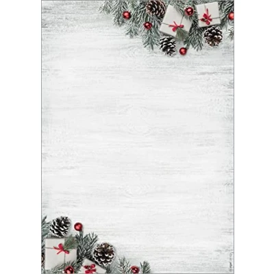 Afbeelding van SIGEL DP416 Kerstpapier &quot;Scandinavian Christmas&quot;, 90 g/m², A4, 100 vellen