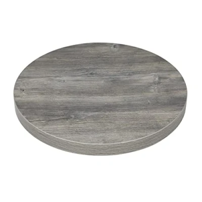 Afbeelding van Bolero Rond Melamine Tafelblad Essenhout Effect Voorgeboord 60cm FT292