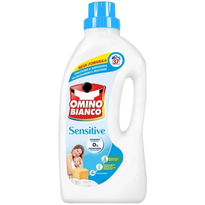 Afbeelding van Omino Bianco Sensitive wasmiddel, 37 doseringen, fles van 1,48 l