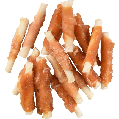 Afbeelding van Hondensnack R&#039;Hide Kip Wrapped Stick 6 cm 15 stuks
