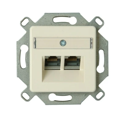 Afbeelding van Kopp Technikcenter Inbouw Sokkel UAE 2 Voudig Cat6 Universeel