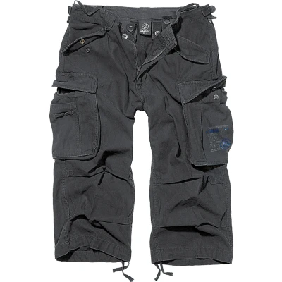 Afbeelding van Brandit Industry Vintage Shorts, Heren, Maat: 34, Black
