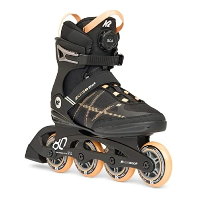 Afbeelding van K2 Alexis 80 inlineskates voor dames, zwart/roze, 30H0100