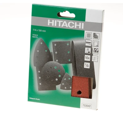 Afbeelding van Hikoki Schuurpapier 114 x 104mm K60 blister van 10 vellen