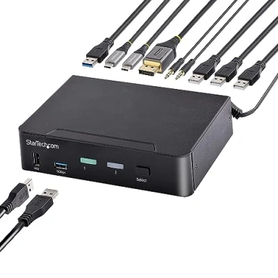 Afbeelding van KVM Schakelaar Startech SV231DPUCA