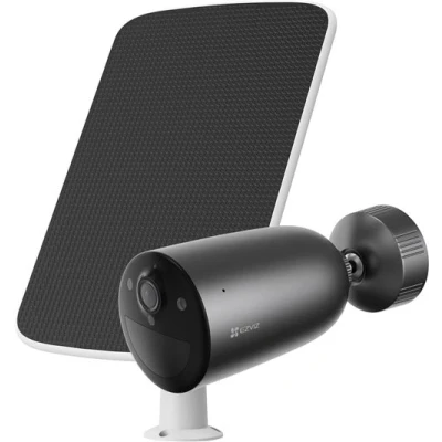Image de Ezviz Caméra De Surveillance Eb3 2k Batterie Avec Panneau Solaire Argenté (303103098)