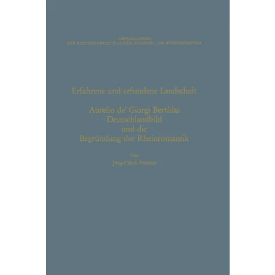 Afbeelding van Erfahrene und erfundene Landschaft