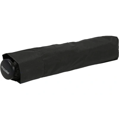 Afbeelding van Doppler Zero zakparaplu, 99, gewicht slechts 99 gram, stabiel, winddicht, 21 cm, zwart., Opvouwbare paraplu