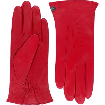 Afbeelding van Roeckl Tallin Touch Leren Dames Handschoenen Maat 8,5 Rood