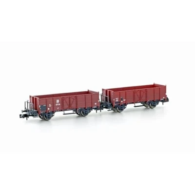 Afbeelding van Hobbytrain H24351 N 2 delige set open goederenwagons M6 van de SBB