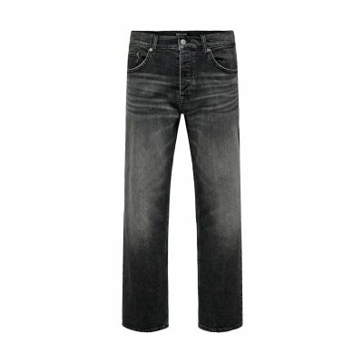 Afbeelding van ONLY &amp; SONS Jeans Edge Performance Straight Donkergrijs 2832