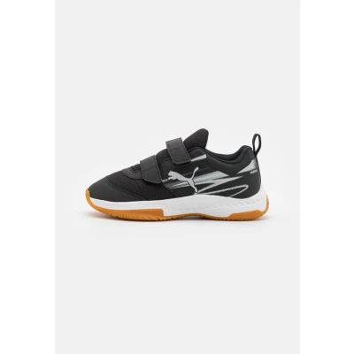 Afbeelding van Puma Varion II Unisex Handbalschoenen voor kinderen, Maat: 34, Black/cool light gray Schoenen
