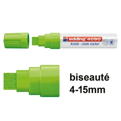 Image de Marqueur craie Edding 4090 Vert Clair 4 15 mm