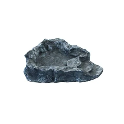 Afbeelding van Komodo Voerbak Terraced Grijs CA. 18X15,5X5 CM