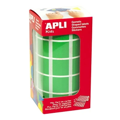 Afbeelding van APLI Kids Rubberen rol vierkant 20,0 mm, groen