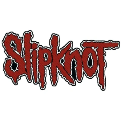 Afbeelding van Slipknot Logo Cut Out Patch Rood