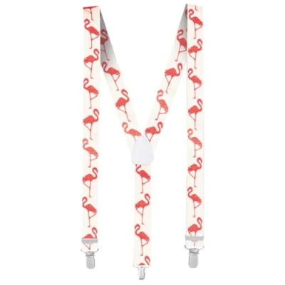 Afbeelding van Boland Bretels Flamingo Volwassenen Unisex Dieren Hawaii Tropisch Zomer