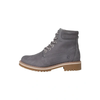 Afbeelding van Tamaris Snowboots, Dames, Maat: 40, Grey Leer en imitatieleer