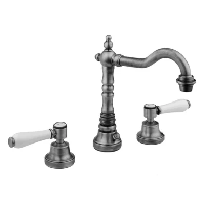 Afbeelding van Wastafelkraan 3 gats Nostalgisch Chroom V2160CR
