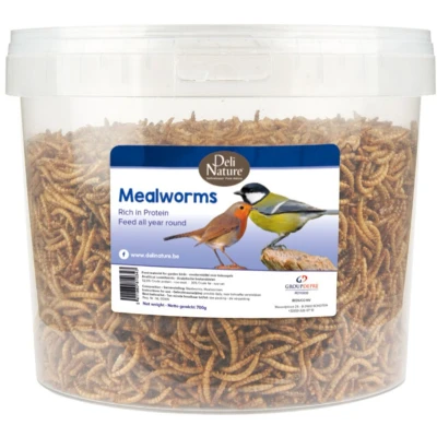 Afbeelding van Deli Nature Greenline Meelwormen 700 gr