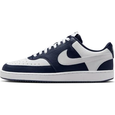 Afbeelding van NIKE Court Vision Lo, Baskets Homme 40.5 EU, Midnight Navy White, EU