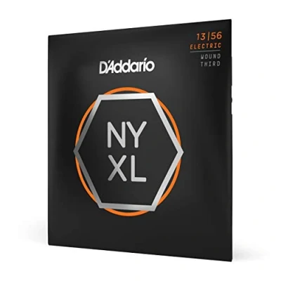 Image de D&#039;Addario NYXL1356W filet nickel, 3e corde avec Medium, 13 56 Jeu guitare électrique