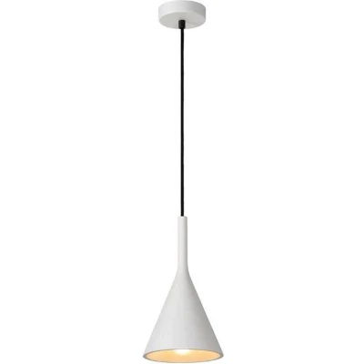 Afbeelding van Lucide GIPSY Hanglamp 1xE27 Wit