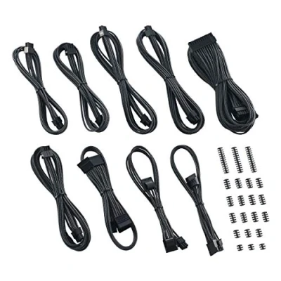 Afbeelding van CableMod Classic ModMesh C Series Cable Kit Corsair AXi, HXi &amp; RM carbon