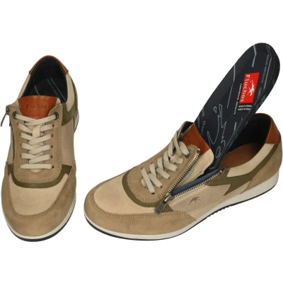 Afbeelding van Fluchos Heren taupe sneakers maat 42