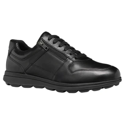 Afbeelding van Geox Sneakers laag, Heren, Maat: 42, Noir Leer