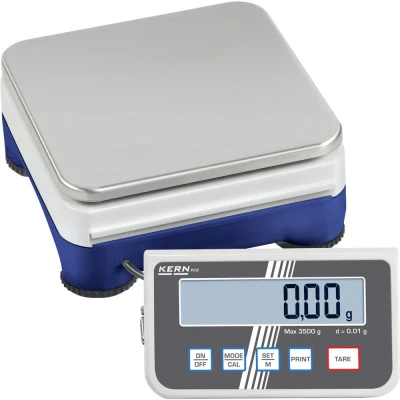 Afbeelding van Kern PCD 10K0.1 Precisie weegschaal Weegbereik (max.) 10 kg Resolutie 0.1 g werkt op het lichtnet, batterijen, een accu Zilver
