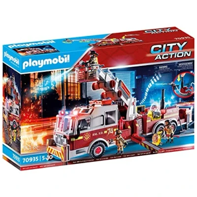 Image de Playmobil 70935 Camion de pompiers avec échelle