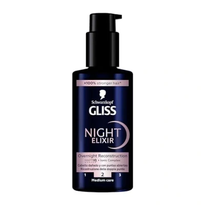 Afbeelding van Gliss Night Elixir Split H Mira haarmasker, 100 ml