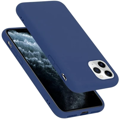 Afbeelding van Cadorabo Hoesje geschikt voor Apple iPhone 11 PRO in LIQUID BLAUW Beschermhoes gemaakt van flexibel TPU silicone Case Cover