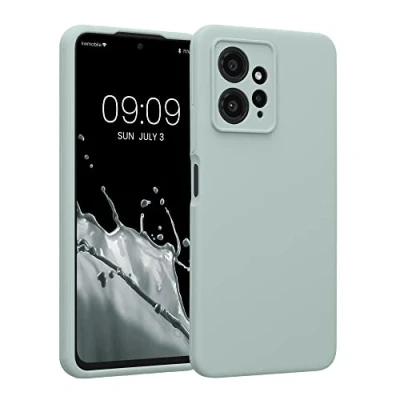 Afbeelding van kwmobile telefoonhoesje geschikt voor Xiaomi Redmi Note 12 (4G) TPU backcover met siliconen coating Smartphone case in cool mint