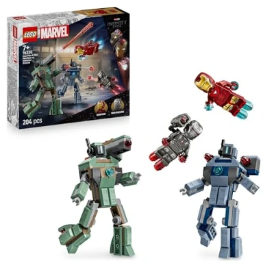 Image de LEGO® Super Heroes 76320 Iron Man et War Machine contre les drones de Hammer