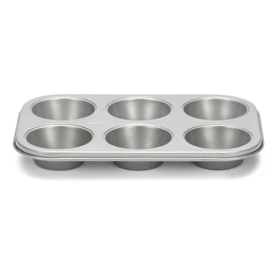 Afbeelding van Patisse Silver Top Bakvorm Voor 6 Muffins Zilver