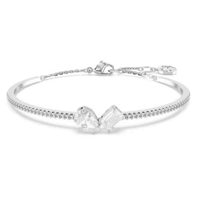 Afbeelding van Swarovski Mesmera Bangle MOI ET TOI Armband silvercoloured, Dames, Maat: Medium, Silver coloured