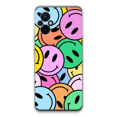 Afbeelding van Case Company® hoesje geschikt voor Xiaomi Poco M5 Smiley N1 Soft Cover Telefoonhoesje Bescherming aan alle Kanten en Schermrand