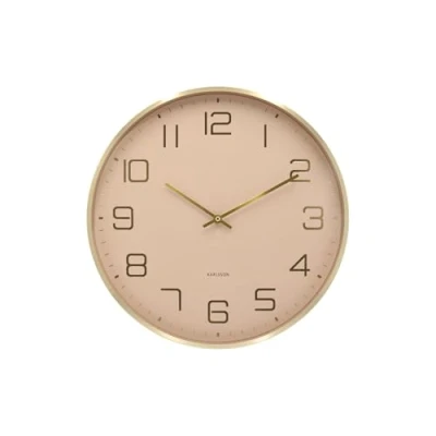 Afbeelding van Karlsson Wandklok Elegance Glow Bruin Ø40cm Scandinavisch