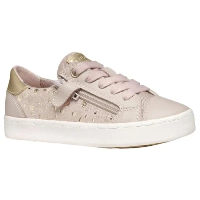 Afbeelding van Geox Sneakers laag voor kinderen, Maat: 25, Light rose platinum Leer/ synthetisch