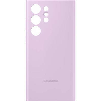 Afbeelding van Samsung Siliconen Back Cover Paars Galaxy S23 Ultra