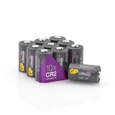 Afbeelding van CR2 batterijen, 10 stuks, GP Extra, CR2/DLCR2 3V lithiumbatterijen, lange levensduur voor camera&#039;s, zaklampen, sensoren en andere apparaten met een hoog energieverbruik
