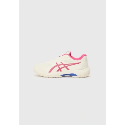 Afbeelding van Asics GEL GAME 10 Unisex Tennisschoenen voor alle ondergronden kinderen, Maat: 39.5, Cream/bright rose Imitatieleer/ textiel